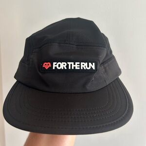 Black Running Cap